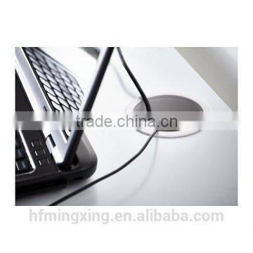 Desk With 2 Drawers Computer Workstation Table photo-4