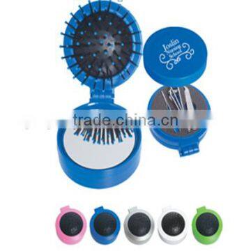 15060312 Plastic Pocket Mirror With Hairbrush photo-2