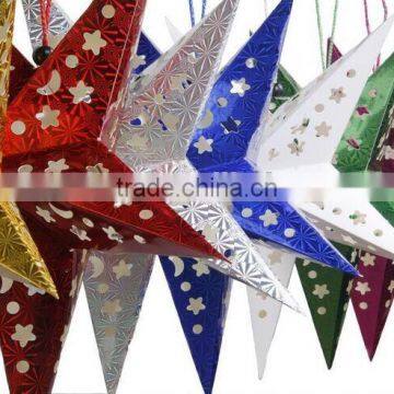 3D Stereo Christmas Ceiling Hanging Star , Christmas Decorations Supplies, Party Decorative Star Ceiling Decorations photo-6