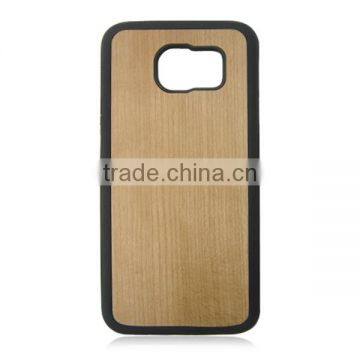 Hard wood case,custom cell phone cases for Samsung S6