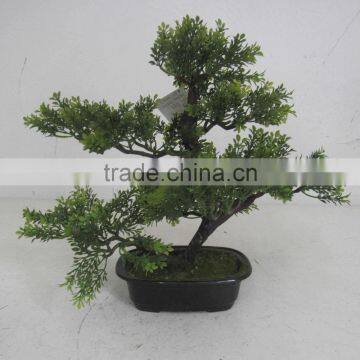 SJ041117 Ornamental Plastic Plants/topiary Frame Trees/decorative Bonsai Plants photo-2