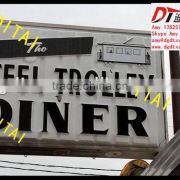 advertising Plastic signs with Customer LOGO