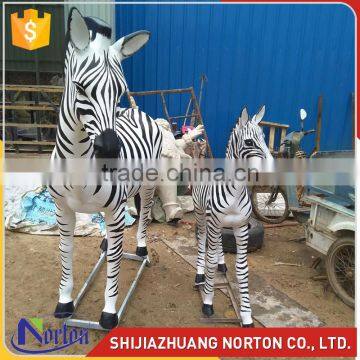 trade assurance life size garden zebra fiberglass statues for sale NTRS665S