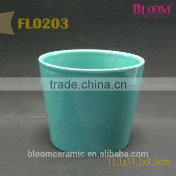 Light Blue Wholesale Ceramic Plant Pots photo-2