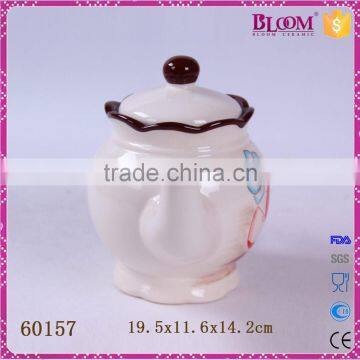 Decal Desgin Home Tableware for Cheap Ceramic Teapot photo-4