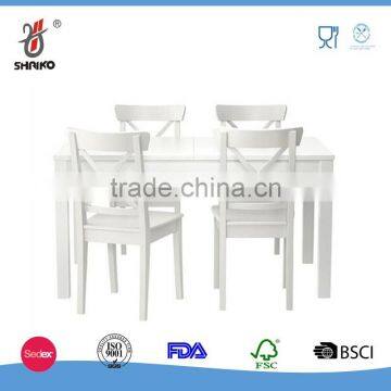 5-Piece Dining Set ,Solid Wood Table With 4 Side Chairs photo-5