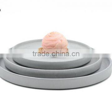 Industrial Decor Hexagonal Tray Cement Flower Tea Pot Tray photo-3