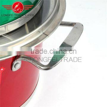 OEM Non-stick Stock Pot/soup Stock Pot/stainless Steel Handle Stock Pot photo-4