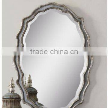 China cheap plastic mirror designer wall mirror