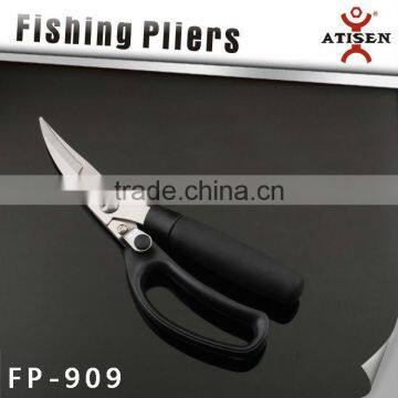 Hot Sale Stainless Steel Fishing Shears With Soft Grip Rubber Handle photo-3
