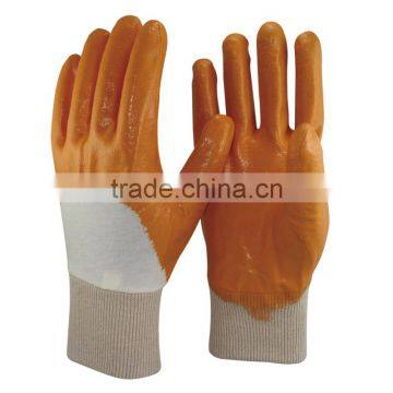 NMSAFETY 100% cotton Industril Heavy duty Nitrile Coated Glove