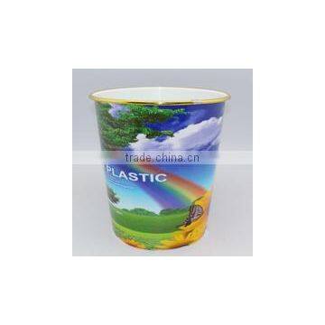 Colorful Household PP Materical Plastic Trash Bin