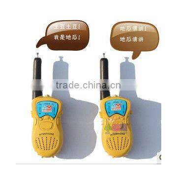 2015 hot sell latest walkie talkie toys door interphone from ICTI manufacturer in dongguan