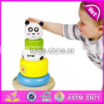 Best Children Educational Toys Wooden Stacking Rings for Sale W13D147 photo-6