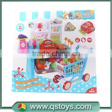 Fashion Kitchen Set Diy Cooking Children Supermarket Shopping Kitchen Toys photo-5