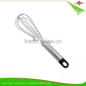 ZY-C1052 9"Food grade FDA Wholesale stainless steel whisk eggbeater