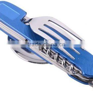 A21-106ALL Super Quality Stainless Steel Camping Tool With Aluminum Chip Handle photo-5