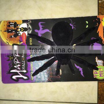 Realistic Design Black Plastic Insect Toy Halloween Big Spider
