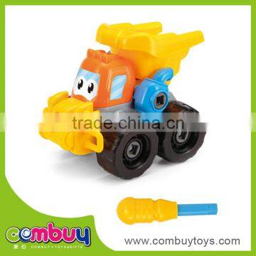 Most popular plastic cartoon truck toy take apart toy cars