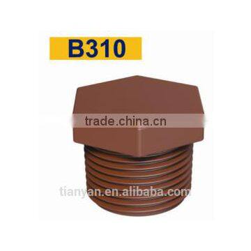 TY High Quality PP Threaded Pipes&fittings MALE PLUG Eco-friendly Cheap Price Full Size Factory Price List Discount photo-2