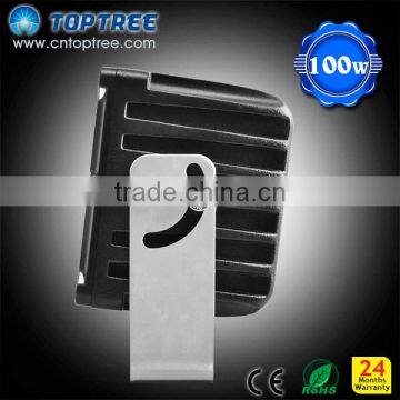 High Power 6" Rectangle 100W Led Work Light, 4WD Truck 100W Led Work Light photo-2