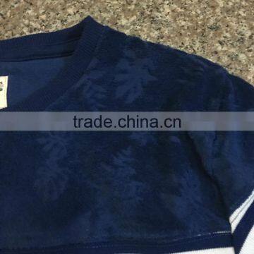 Men Stocklots 60%cotton40%polyester Stripe Print T-shirt photo-3