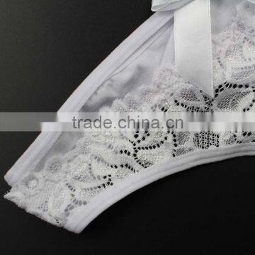 Stock Women Bowknot Sey G-String Thongs Fashion Intimates Briefs Women Lace Underwear Breathable Lingerie Summer Style Girls Pan photo-5