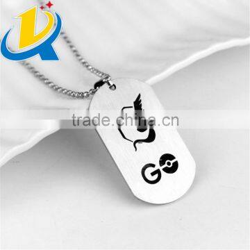New Design Popular Stainless Steel Pokemon go Custom Necklace photo-3