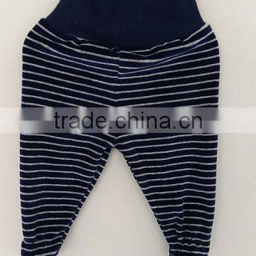 2016 cool boys navy and white stripes corduroy pants for Autumn