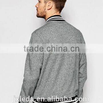 Men Zip up Plain Varsity Sweatshirt Jacket Custom, Spring / Autumn Apperel OEM Supplier photo-2