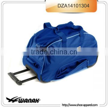 600d polyester sport travel roller bags