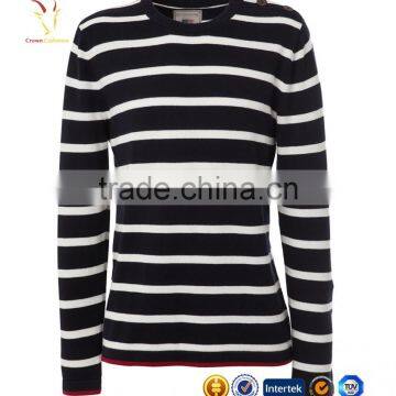 New Design Striped Men Cashmere Sweaters Wool Sweater photo-4