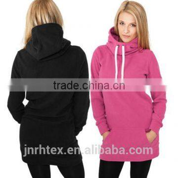 Custom cheap thick long polar fleece hoodies