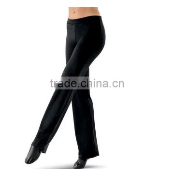 Women Nylon Ankle-Length Bootcut Dance Pants 16016