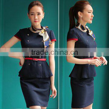 Wholesalse Made in China Suits for Sexy Airline Stewardess Uniform photo-6