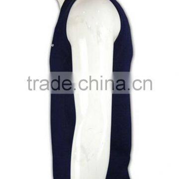 ISO9001/BSCI Manufature Fashionable Navy Blue Oversized Cardigan Vest photo-2