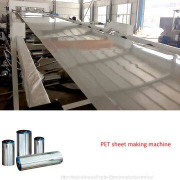 2017 Hot Selling Single Screw Extruder Design PET Sheet Production Line