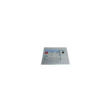 Vandal Proof Industrial Membrane Keyboard With Mechanical Trackball
