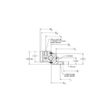 RK6-25E1Z Slewing Ring Bearing 534x740.4x56mm photo-3