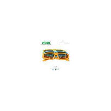 Kids Pasive Circular Polarized Disposable 3D Glasses Yellow / Blue / Orange