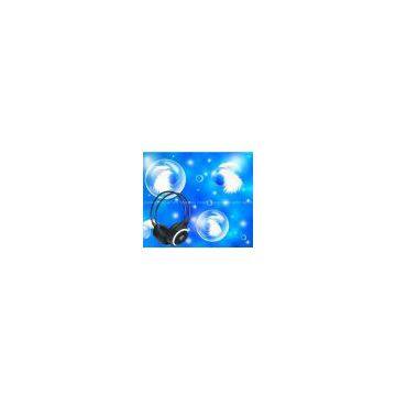 educational wireless headphone/education headphone with fm radio,LCD display