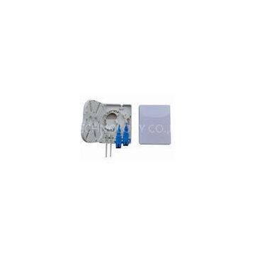 Waterproof 2 Port Wall Mount Fiber Termination Box Telecommunication Networks