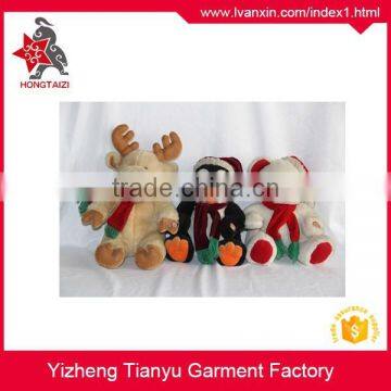 Promotion gift plush toy deer, plush deer toy for christmas