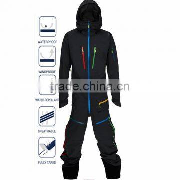 Windbreaker Men One Piece Ski Clothing Plus Size