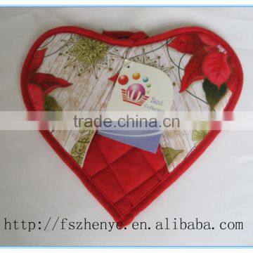 Printed 100 % Cotton Round Square Star Circle Shape Pot Holder in Oven Mitten photo-4