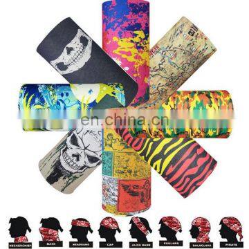 Fashion Women Men Multipurpose Magic Headband Outdoors Sport Scarf Custom Seamless Bandana