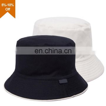 Professional stone washed kids bucket hat cap with applique logo