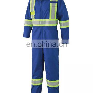 High Performance Orange Fire Retardant Nomex Coverall With Safety Reflective Strip Used in Aviation photo-2