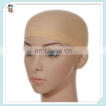 Cheap Snood Nylon Stretch Mesh Unisex Stocking Beige Wig Caps HPC-0190