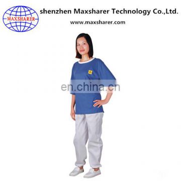 Hot selling Antistatic T-shirt esd round collar shirt on sale